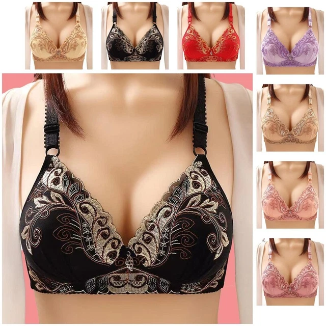 Reggiseno Wireless Anti Abbandono Correzione 3/4 Coppe Imbottito Donna Reggiseno Raccolta