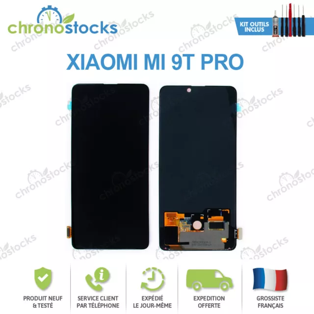 Ecran OLED vitre tactile pour Xiaomi MI 9T /MI 9T PRO/K20 /K2 Pro Noir EMPREINTE