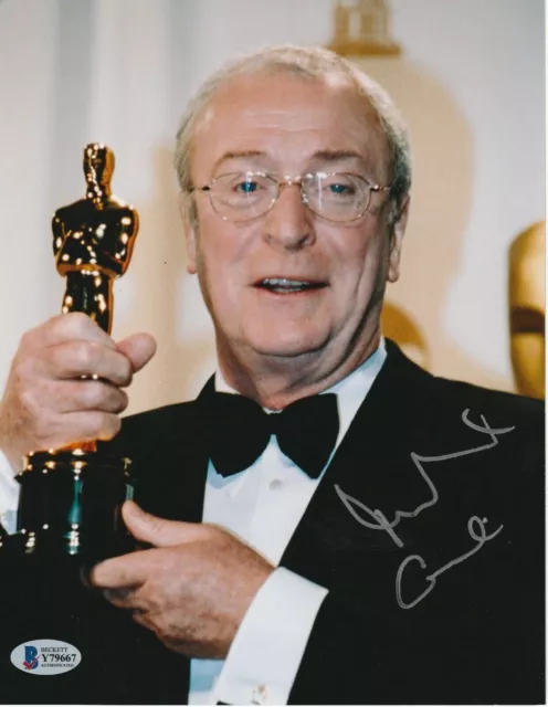 Michael Caine  Signed 8 x 10 PHOTO +Beckett COA