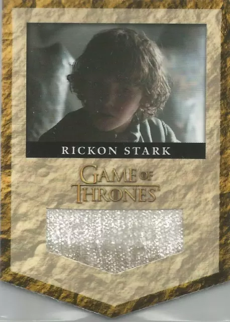 Game of Thrones Season 2 - VARIANT RS7 "Rickon Stark Banner" Relic Card #234/375