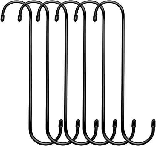 Plant Hooks For Hanging 6 Pack 10 Inch Large S Hooks Heavy Duty Long For Hangers