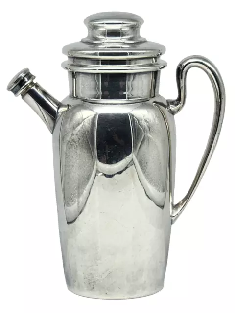VINTAGE Silver Plate Cocktail Shaker Pitcher