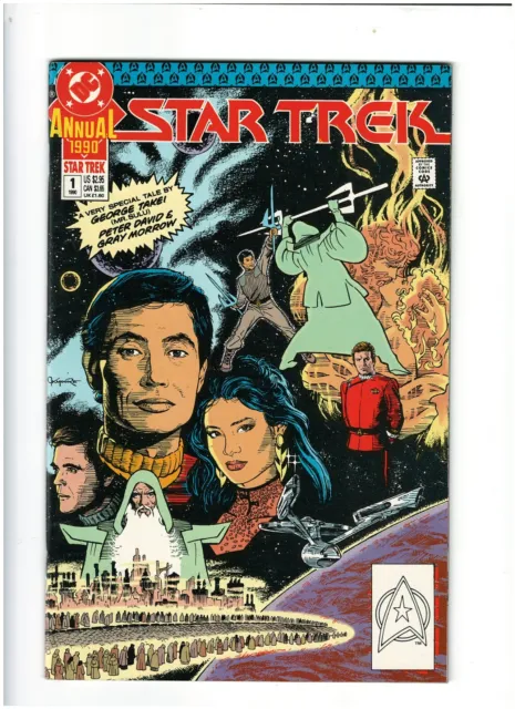 Star Trek Annual #1 NM- 9.2 DC Comics 1990 George Takei & Peter David