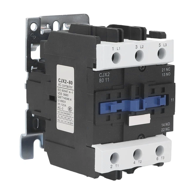 AC110V 80A Contattore di alimentazione PC Shell Rame Bobina Contattore elettrico CA 3 fasi M5