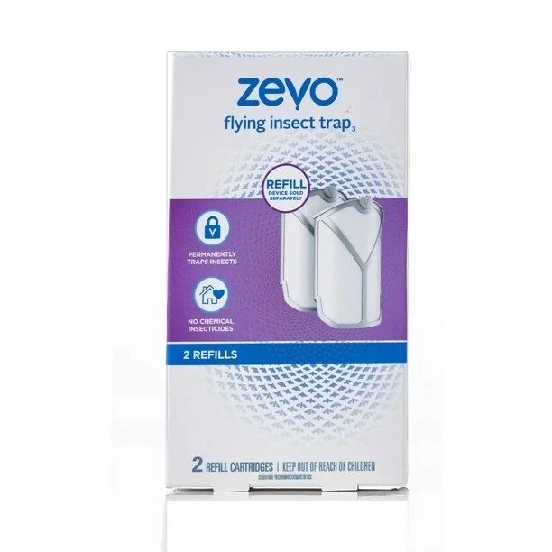Zevo Flying Insect Trap Refill Kit (Pack of 2) FREE SHIPPING US
