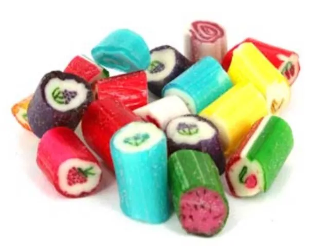 475g ASSORTED ROCK CANDY MIX HARD BOILED BULK LOLLIES RAINBOW WEDDING FAVOURS