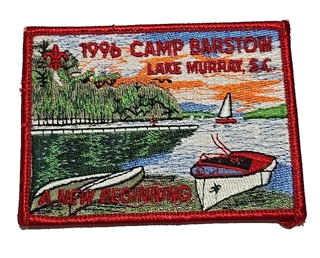 BSA 1996 Camp Barstow Lake Murray S.C. ROUGE Bdr. 1664 EUR 9,94