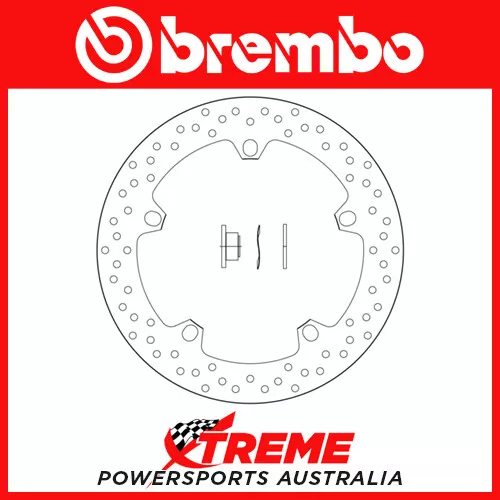 BMW R 1200 GS ABS 2008 and up Fixed Front Brake Disc Rotor Brembo 168B407D6