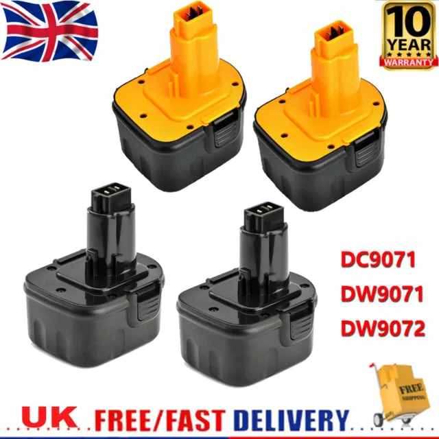 2X For Dewalt DC9071 12V Battery DE9071 DE9074 DE9075 152250-27 397745-01 DW907