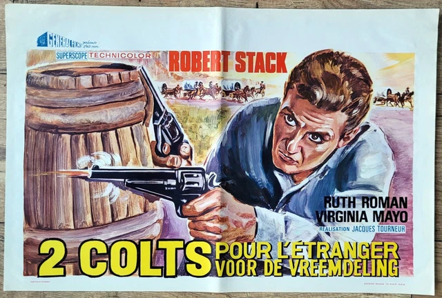 belgian poster western GREAT DAY IN THE MORNING, ROBERT STACK, INDIENS