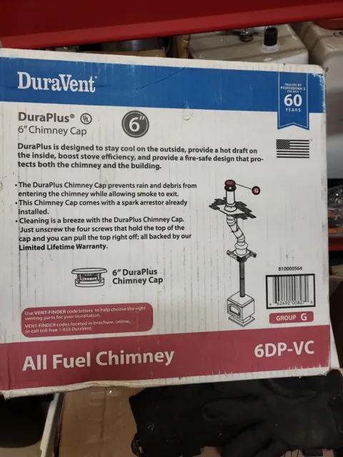 6" DuraPlus Chimney Cap - 6DP-VC