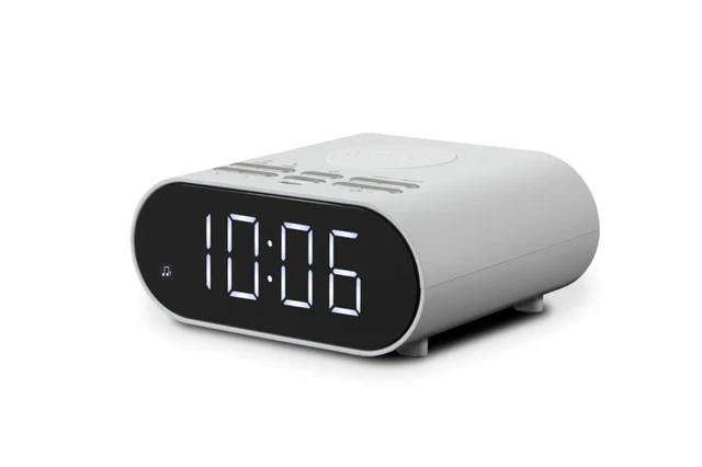 ROBERTS ORTUS CHARGE FM Alarm Clock Radio With Bluetooth White 7 Day ...