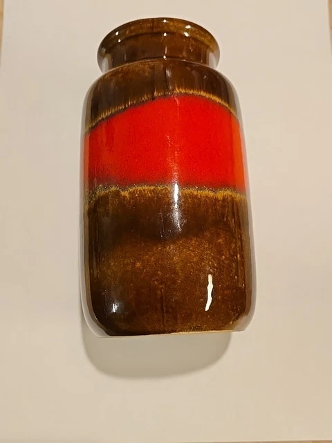 WEST GERMANY SCHEURICH Fat Lava Drip Pottery Vase 231-15 WEST GERMANY SCHEURICH Fat Lava Drip Pottery Vase 231-15