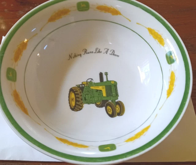 Vintage John Deere Bowl Gibson Nothing Runs Like A Deere