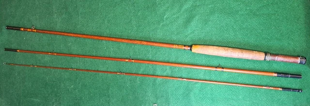 VINTAGE HEDDON DELUXE 5' Fishing Rod with Case. 