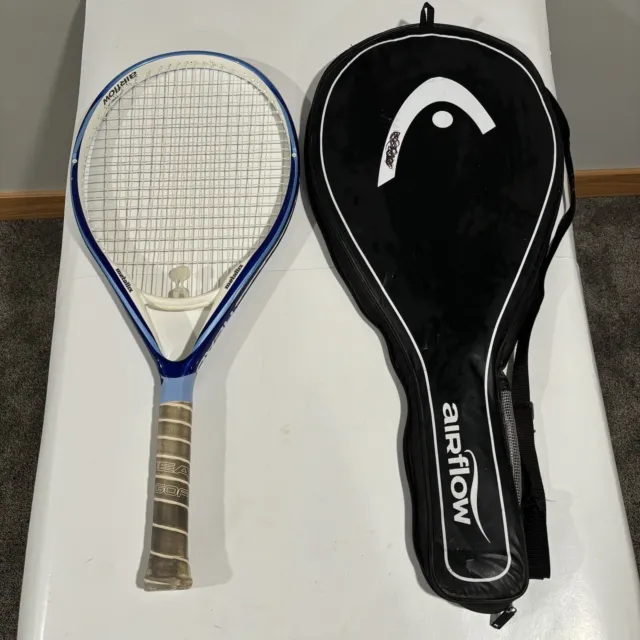 Head Metallix Airflow 7 Tennis Raquet Racket 115” 4 3/8” Grip Blue White Color