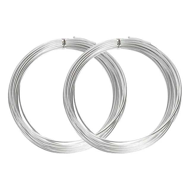 2rolls 10m 1mm Multifunctional For Jewellery Making Aluminium Yarn Craft Wire
