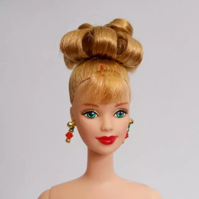 Collector Barbie Doll Mackie Face Blonde Hair Bright Green Eyes