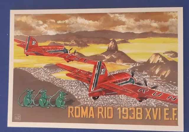 C0605 Aeronautica Militare Ww2 Raid Roma Rio Siai Marchetti