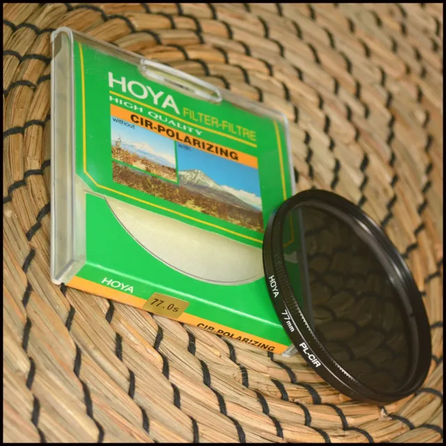 77mm Clean Hoya CPL Circular Polariser Digital Filter colours skies FREE POST