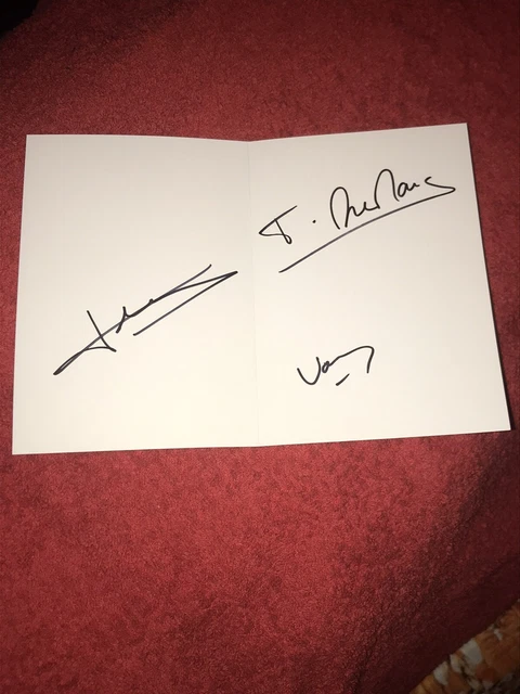 Carte Dédicacée Philippe Anziani – AS Monaco Foot 1983-84 – Autographe Signé Collection