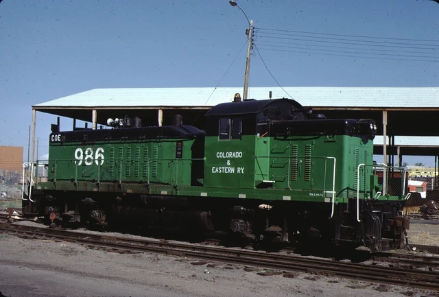Colorado & Eastern EMD NW5  Kodachrome Original Kodak Slide