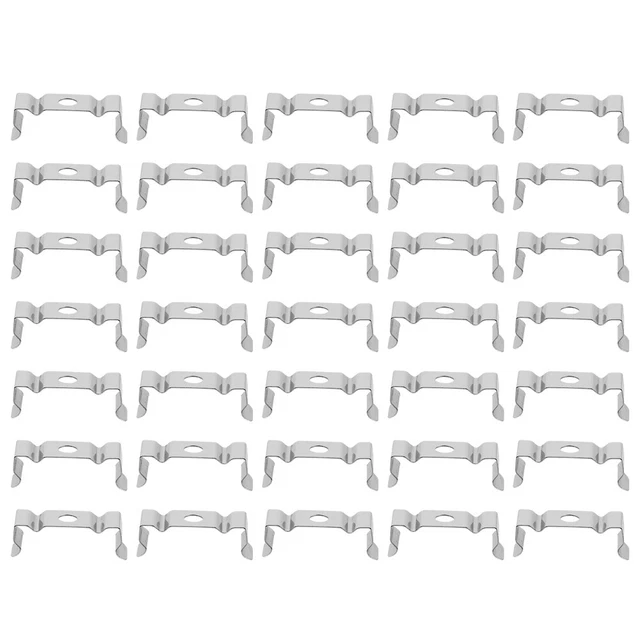 100 Pcs Light Tube Holders T5 Stand LED Clips Bar Mounting Brackets Strip