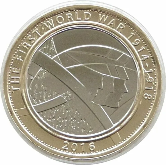 £2 Coin  First World War Army Shoulder To Shoulder PALS 2016 Circulated