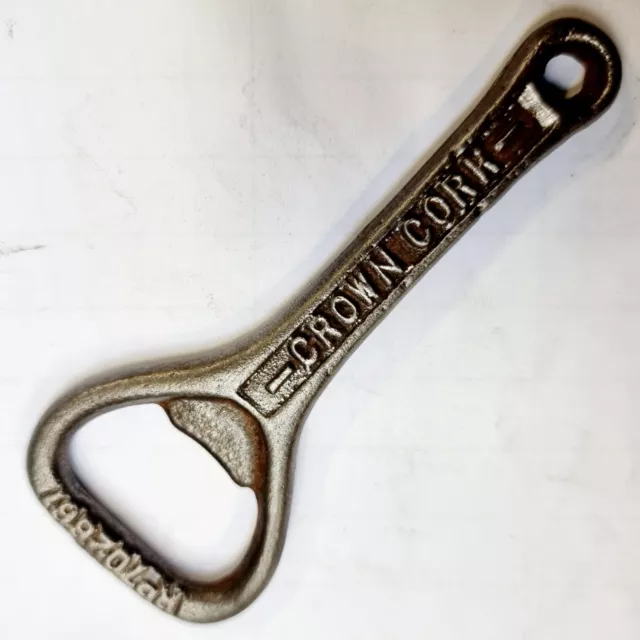 Vintage Cast Iron Mackeson Whitbread Cork Beer Lager Bottle Opener Original 3½"