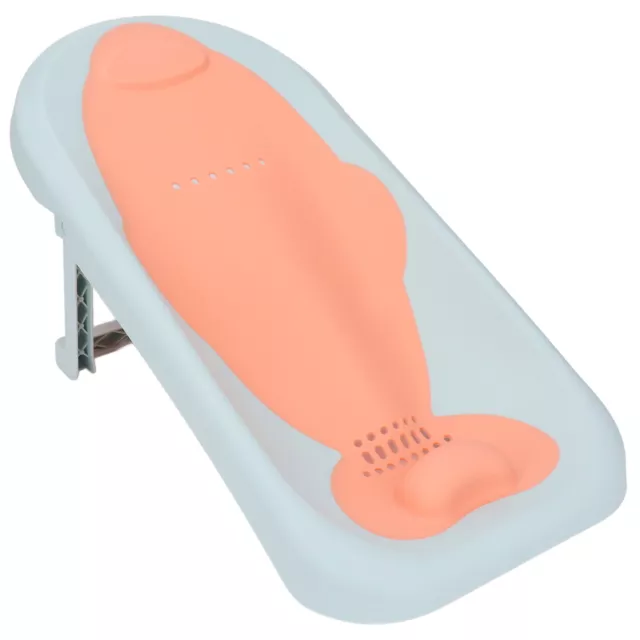 (Matcha Green)Baby Bath Support Quick Dry Folding Design Slip Resistant Spine