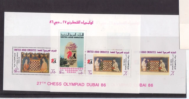 V. A. E  1986 Schach Michel Blocks 5 A und 5 B postfrisch
