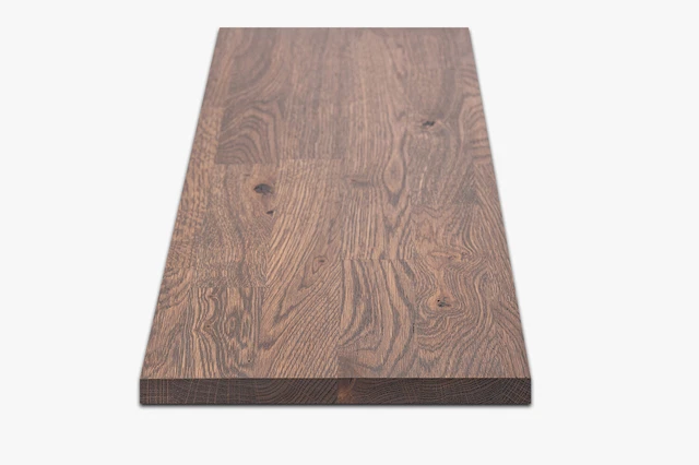 Tablero de estantería estantería de pared escalón escalera roble salvaje 20 mm grafito engrasado KGZ
