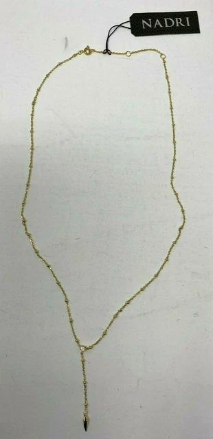 Nadri CZ Station Chain Y Necklace - Brass & Cubic Zirconia - Brand New with Tags Nadri CZ Station Chain Y Necklace - Brass & Cubic Zirconia - Brand New with Tags