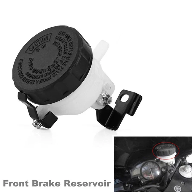 Motorcycle Brake Master Cylinder Fluid Oil Reservoir Tank Cup Universal For ATV