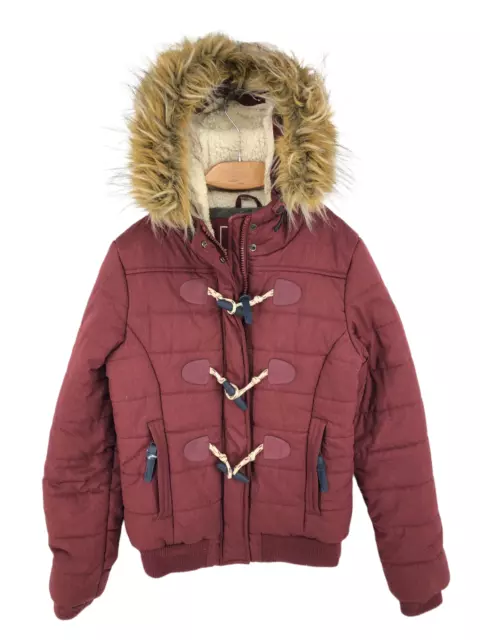 Superdry Femme à Capuche Doudoune VESTE MANTEAU TAILLE S