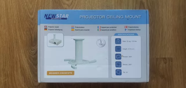 NEWSTAR BEAMER-C80WHITE projector ceiling mount