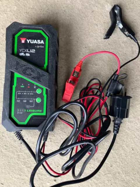 12 volt smart battery charger,  hardly used. Yuasa YCXL12