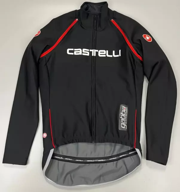 Castelli Mens Rosso Corsa Windstopper Cycling Jacket Size L Large