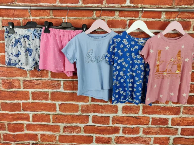 Girls Bundle Age 5-6 Years Next H&M Shorts Top T-Shirt Butterfly Summer 116Cm