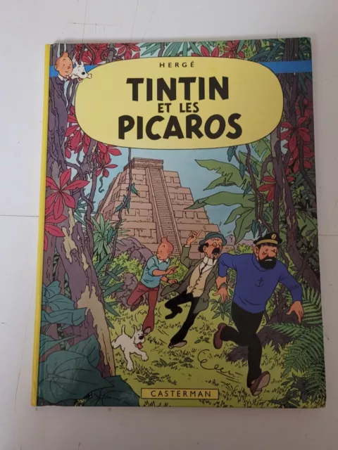 Ancien album "Tintin et les picaros" EO 1976 en bon état