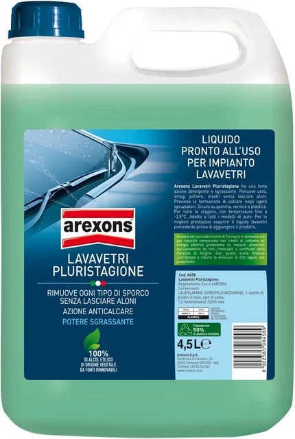 LAVAVETRI PLURISTAGIONE -3.5 °C Liquido Lavavetri Auto 4.5 L Liquido Tergicrista