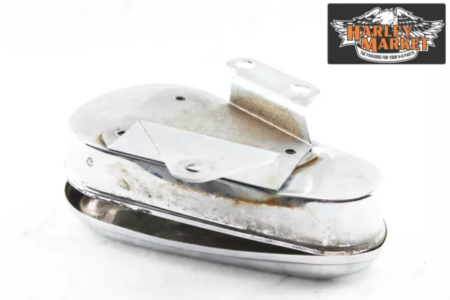 Right side RH teardrop toolbox damaged and keyless Harley Davidson *H00093*