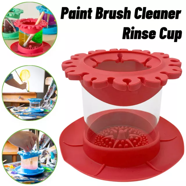 Paint Brush Cleaner Rinse Cup Fine Art, Studio, Classroom