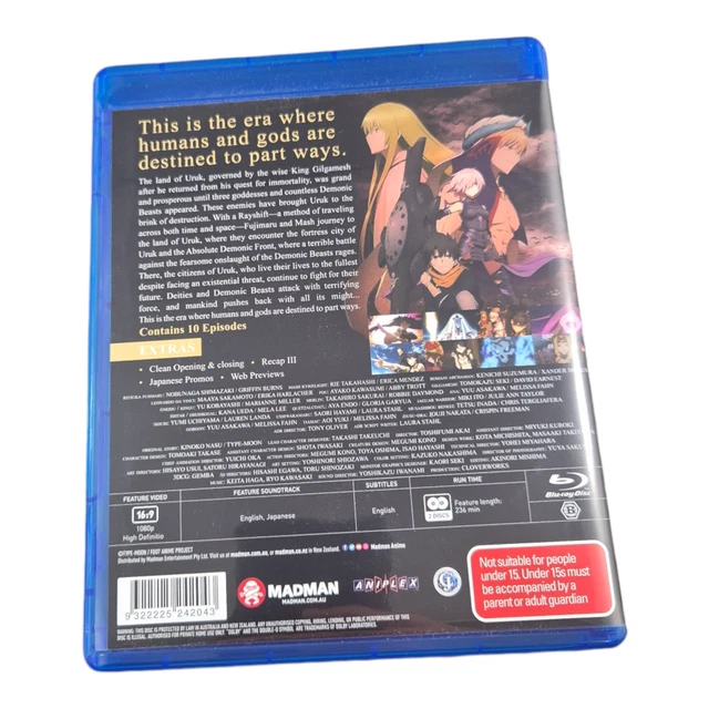 Sort B FATE/GRAND ORDER ABSOLUTE Demonic Front-Babylonia : Part 2 : Blu-Ray ...