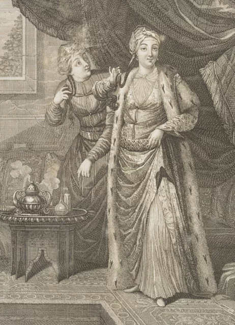B. PICART (1673-1733), Sultanin Asseki oder Sultanskönigin,  1741, Kupferstich 3