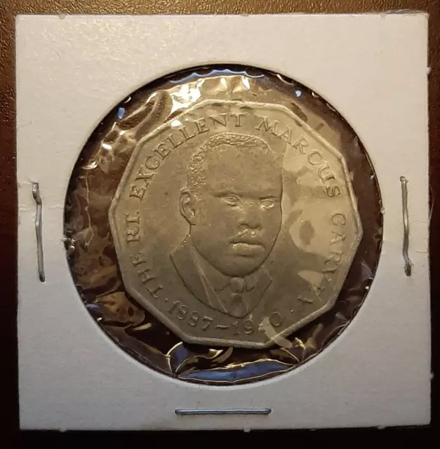 1975 Jamaica Fifty Cents Marcus Garvey