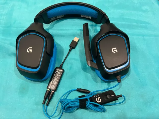 Logitech G430 Gaming-Headset 7.1 Surround Sound Noise-Cancelling Mikrofon