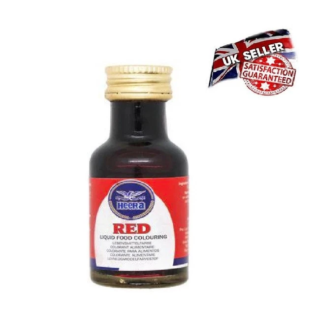 Red Cooking Liquid FOOD COLOURING LIQUID Colour Red Edible Cooking Baking 28ml UK £4.99 ...