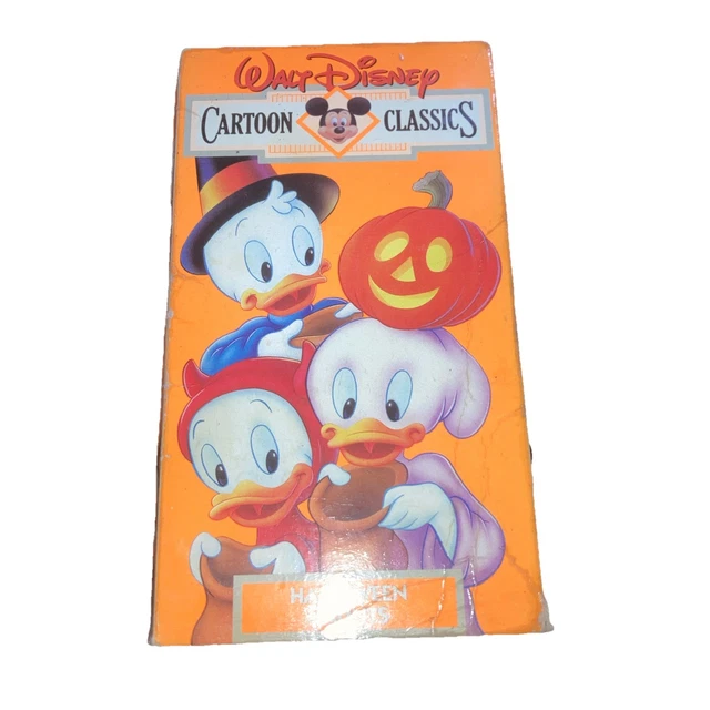 VINTAGE DISNEY CARTOON Classics 14 Halloween Haunts Video VHS Movie ...