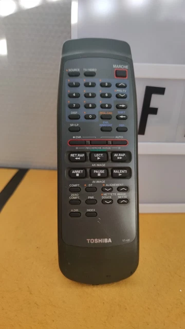 Télécommande D'origine Toshiba VT-20F VCR - Occasion Garantie 6 Mois
